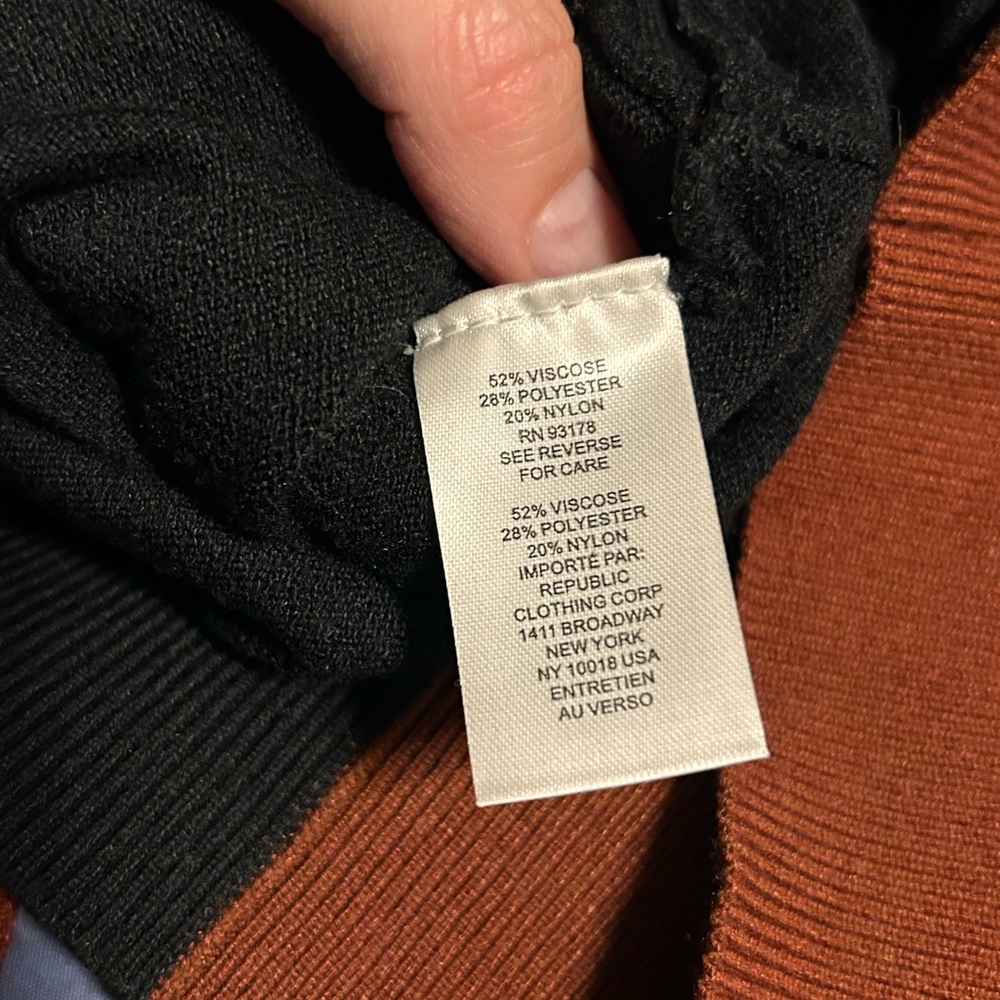 Tahari Color Block Fall Sweater - image 4